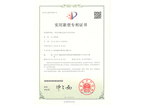 實(shí)用新型zhuanli證書